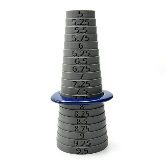 1970s Vintage Blue Oblong & Yellow Lucite Bangle Duo— Sized 7 3/4 & X 8— EUC - Picture 6 of 15